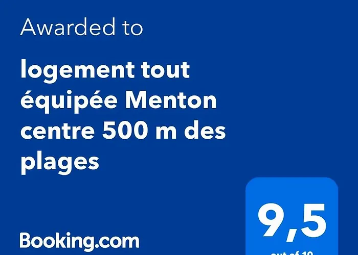 logement tout équipée Menton centre 500 m des plages